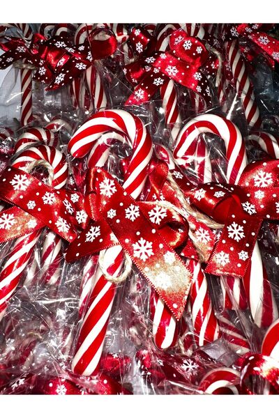 MEWA ŞEKERLEME VE YÖRESEL ÜRÜNLER Yılbaşı Baston Şeker(15adet)