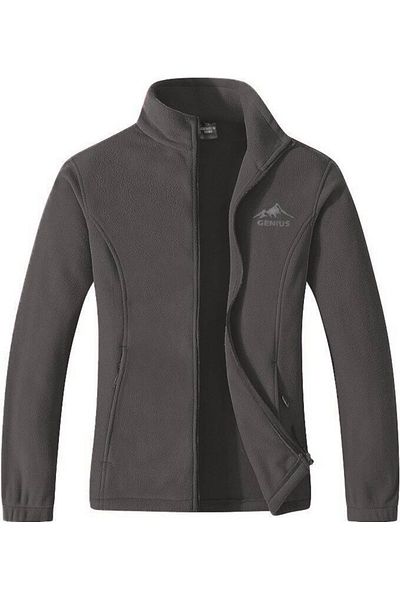 GENIUS STORE Unisex Fleece Full Zipper Outdoor Fleece Jacket Tactical Fleece Γυναικείες-ανδρικές Fleece Πολύχρωμο-γεμάτο