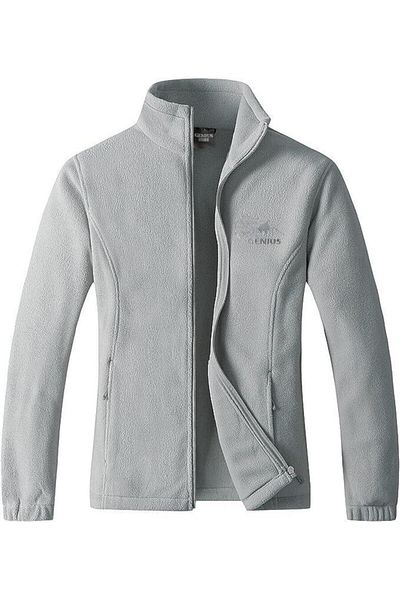 GENIUS STORE Unisex Fleece Full Zipper Outdoor Fleece Jacket Tactical Fleece Γυναικείες-ανδρικές Fleece Πολύχρωμο-γεμάτο