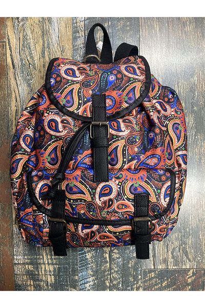 Street Bag Σακίδιο πλάτης ταξιδιού στην Μαγιόρκα Ethnic Patterned Cover