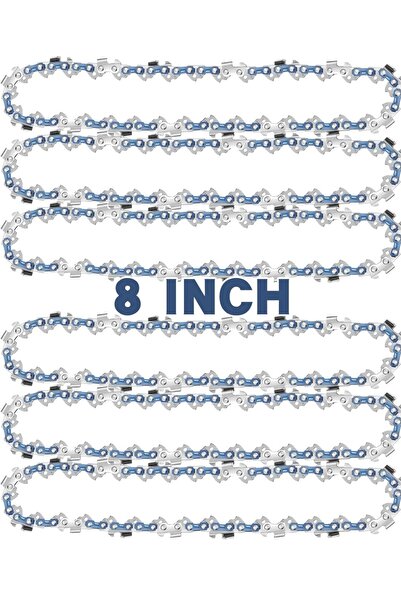 BÖHRER Akülü Budama Testeresi 8 inç 20 cm × 6 Adet Zincir , Armut Batarya Hariç Tüm Modellere Uyum Sağlar