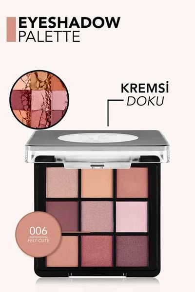 Flormar Compact 9-Piece Eyeshadow Palette | 006