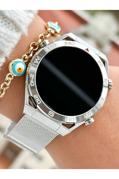 FERRO Son Sürüm(Aralık2023)Süper Amoled,Türkçe,Sesli Görüşme,11Farklı Spor Modlu Kadın AkıllıSaat+Bileklik