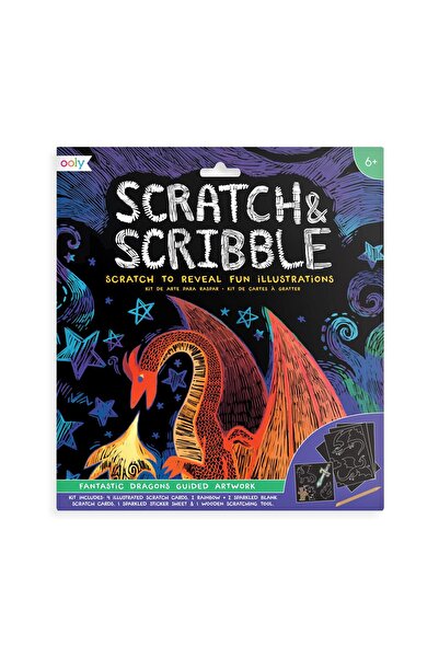 Ooly Scratch & Scribble - Dragonul Fantastic