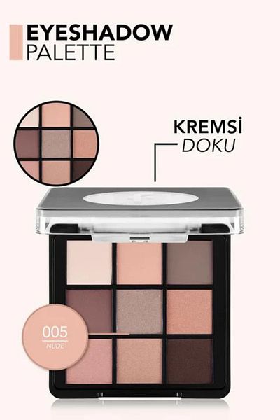 Flormar Compact 9-Piece Eyeshadow Palette | 005