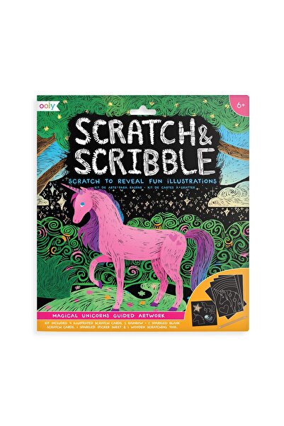Ooly Scratch & Scribble - Magical Unicorns