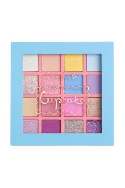 Lovely Eyeshadow Palette Patterned Cupcake