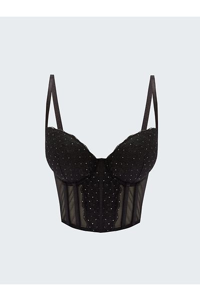 LC Waikiki LCW DREAM Μπραλέτ με δαντέλα χωρίς εσώρουχο και γέμιση