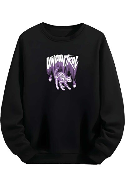 MAGORS Unisex Μαύρο Φούτερ - Uncontrol