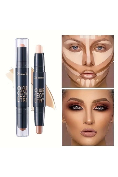 The Beauty Band Çift Taraflı Aydınlatıcı & Kontür Contour Stick 02 Medium
