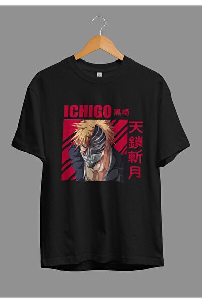 FULL TOLERANCE Μπλουζάκι Anime Oversize Ichigo Kurosaki (κούφια μάσκα) Ειδικο...