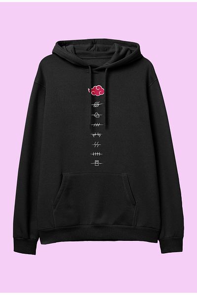 FULL TOLERANCE Oversize Uchiha Itachi Naruto Anime Character Design Imprimat Hanorac cu glugă