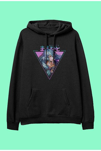 FULL TOLERANCE Oversize Jujutsu Kaisen Mahito Anime Character Printed Design Hanorac cu glugă