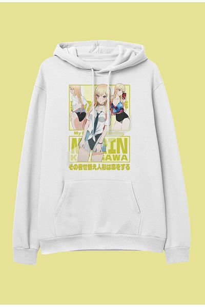 FULL TOLERANCE Oversize My Dress Up Darling Marin Kitagawa Ειδικού σχεδιασμού Anime με κουκούλα φούτερ με κουκούλα