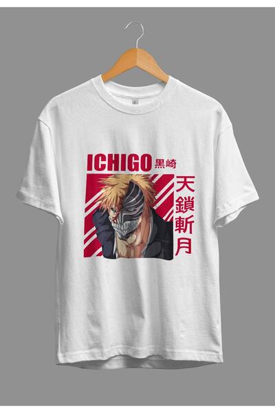 FULL TOLERANCE Μπλουζάκι Anime Oversize Ichigo Kurosaki (κούφια μάσκα) Ειδικο...