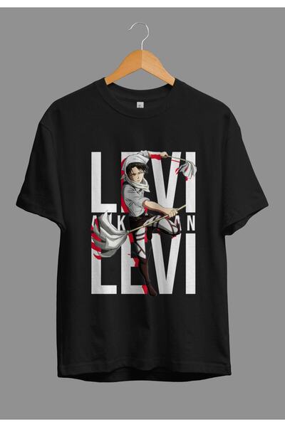 FULL TOLERANCE Tricou oversize Attack On Titan Levi Ackerman Anime Character ...