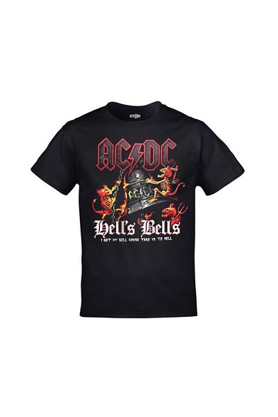FULL TOLERANCE Μπλουζάκι Unisex Black Ac Dc Hells Bells με στάμπα