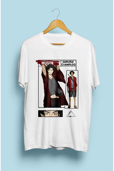 FULL TOLERANCE Tricou anime cu design special Samurai Champloo Mugen