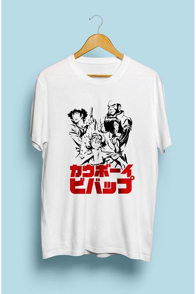 FULL TOLERANCE Μπλουζάκι με στάμπα καουμπόη Bebop Characters Anime