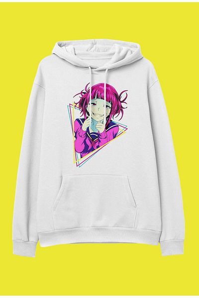 FULL TOLERANCE Hanorac cu glugă oversize My Hero Academia Himiko Toga V18 cu design special Anime