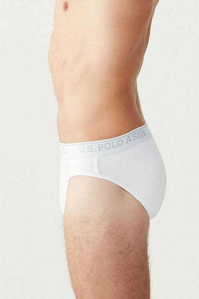 U.S. Polo Assn. Ανδρικό λευκό 3 τεμάχιο Slip 83057