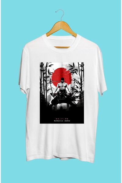 FULL TOLERANCE Μπλουζάκι One Piece Roronoa Zoro Anime με τυπωμένο χαρακτήρα ε...