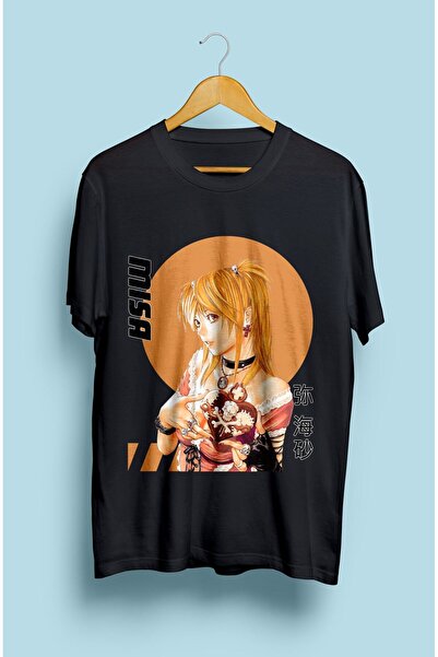 FULL TOLERANCE Death Note Misa Amane Anime Karakter Baskılı Özel Tasarım Tişört