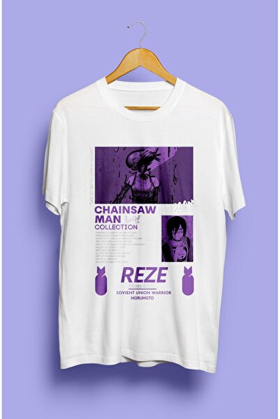 FULL TOLERANCE Chainsaw Man Reze Özel Tasarım Anime Tişört