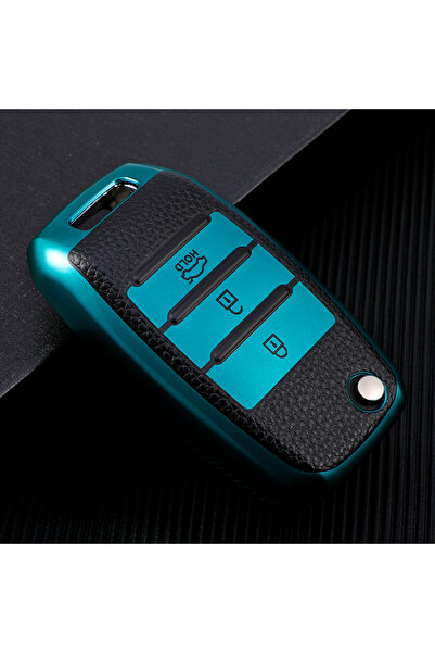 AYCANSTORE Husă Tpu pentru telecomandă KIA Switchblade 3 butoane (verde)