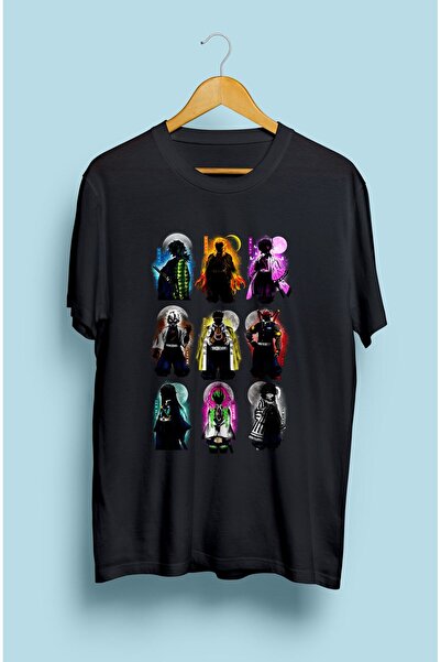 FULL TOLERANCE Demon Slayer Hashiras Μπλουζάκι Anime Προσαρμοσμένου Σχεδιασμού