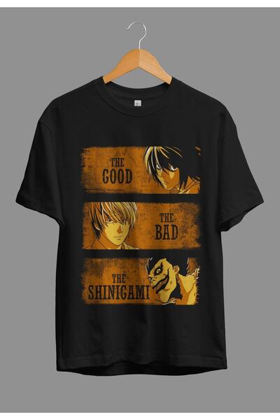 FULL TOLERANCE Oversize Death Note (iyi, Kötü, Ölüm Tanrısı) Anime Karakter B...