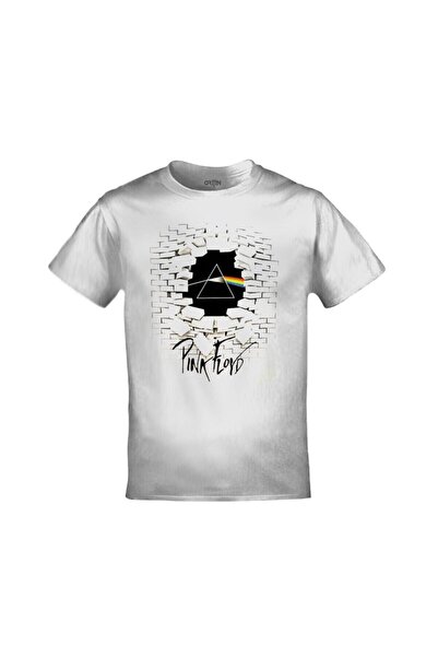 FULL TOLERANCE Unisex Λευκό Pink Floyd εμπριμέ μπλουζάκι τοίχου