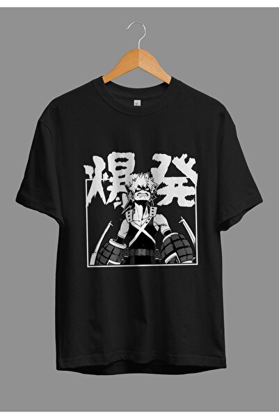 FULL TOLERANCE Μπλουζάκι με τυπωμένο προσαρμοσμένο σχέδιο Oversize My Hero Ac...