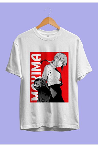 FULL TOLERANCE Tricou Oversize Chainsaw Man Makima Special Design Anime