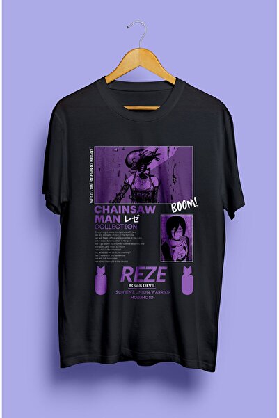 FULL TOLERANCE Chainsaw Man Reze Özel Tasarım Anime Tişört