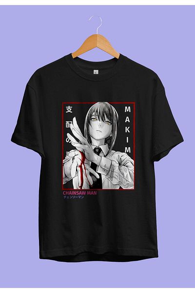 FULL TOLERANCE Μπλουζάκι Anime Oversize Chainsaw Man Makima Special Design
