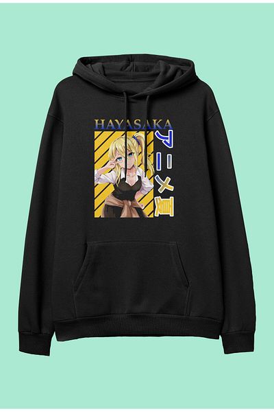FULL TOLERANCE Hanorac cu glugă Kaguya Sama Love Is War Hayasaka cu design special Anime
