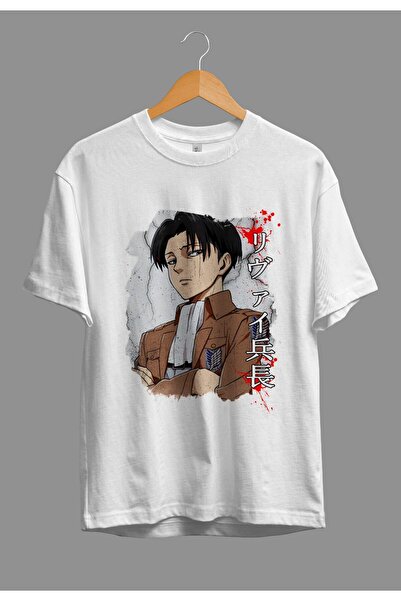 FULL TOLERANCE Tricou Oversize Attack On Titan Levi Ackerman Anime Character ...