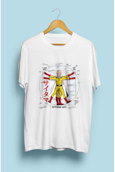 FULL TOLERANCE One Punch Man Saitama (ανατομία) Μπλουζάκι με τυπωμένο χαρακτήρα Anime Special Design