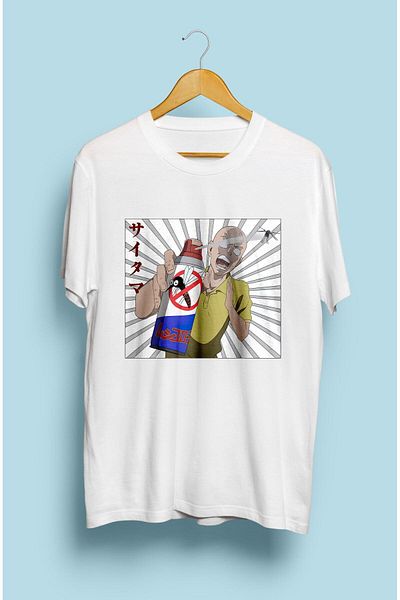 FULL TOLERANCE Tricou cu design special imprimat cu personaje de anime One Punch Man Saitama (Fly Savar).