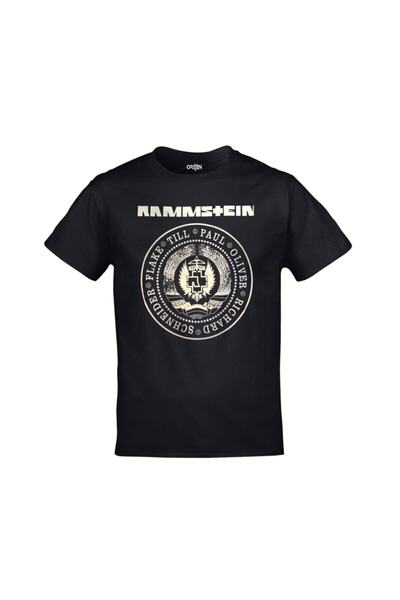 FULL TOLERANCE Unisex Siyah Rammstein Baskılı Tshirt