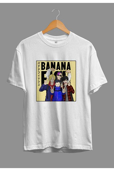 FULL TOLERANCE Tricou oversize Banana Fish Characters Anime Printed Design Special