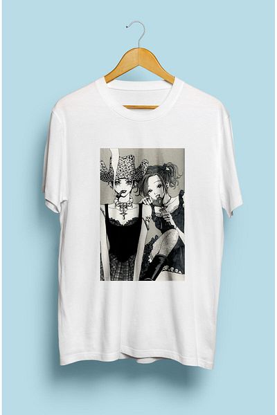 FULL TOLERANCE Tricou anime cu design special Black Stones Nana
