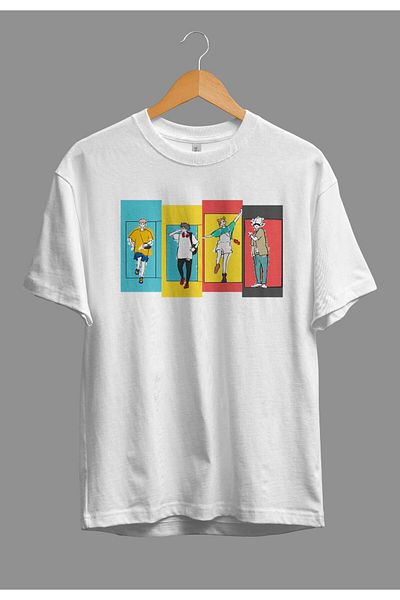 FULL TOLERANCE Tricou cu design imprimat cu personaje din Jujutsu Kaisen supradimensionat