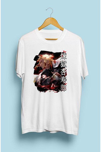 FULL TOLERANCE Demon Slayer Rengoku (flame Hashira) Μπλουζάκι Anime ειδικής σχεδίασης