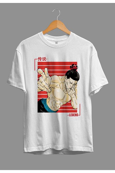 FULL TOLERANCE Μπλουζάκι με τυπωμένο σχέδιο χαρακτήρων Anime Oversize Jujutsu Kaisen Aoi Todo