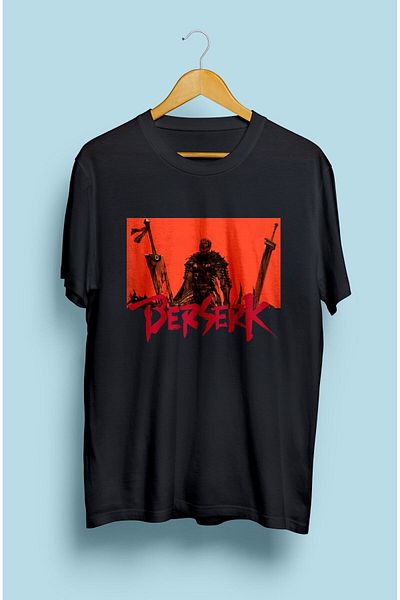 FULL TOLERANCE Tricou imprimat Berserk Anime Guts Character Design