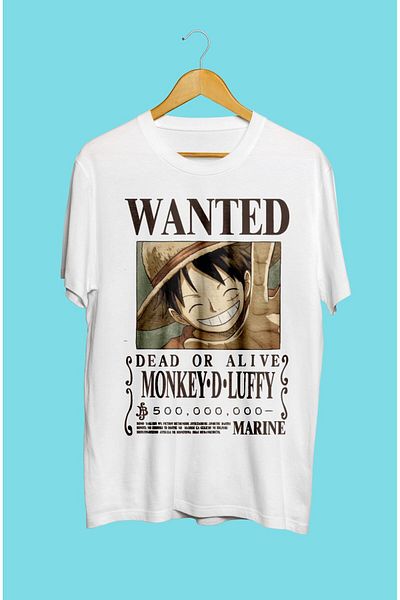 FULL TOLERANCE Μπλουζάκι με τυπωμένο ειδικό σχέδιο One Piece Monkey D. Luffy Character Anime