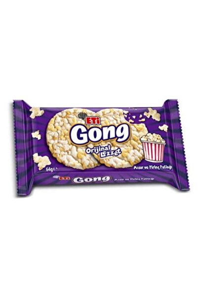 Eti 12'li Eti Gong Mısır Pirinç Patlağı 64 Gr.
