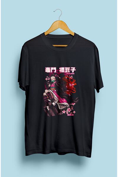 FULL TOLERANCE Μπλουζάκι με στάμπα χαρακτήρων Anime Demon Slayer Nezuko Kamado